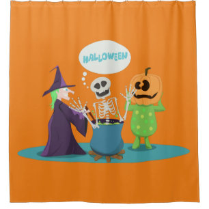 Hexen Halloween Brew Duschvorhang