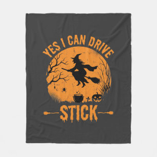 Hexen Halloween Drive Stick Grafik_1 Fleecedecke