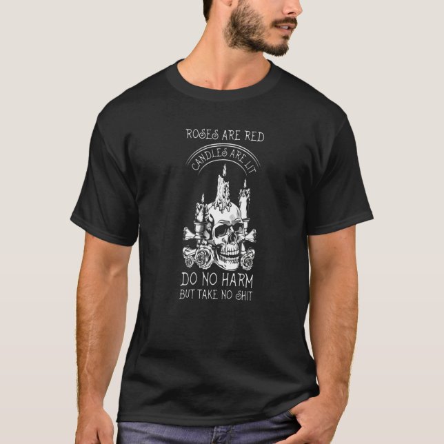 Hexen Halloween Hexerei T-Shirt (Vorderseite)