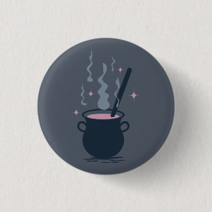Hexen-Halloween-Kessel-Magie Button