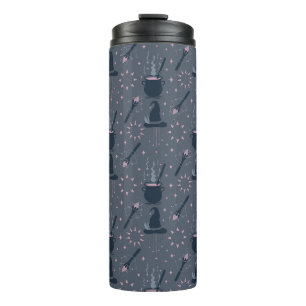 Hexen-Halloween-Kessel-Magie Thermosbecher