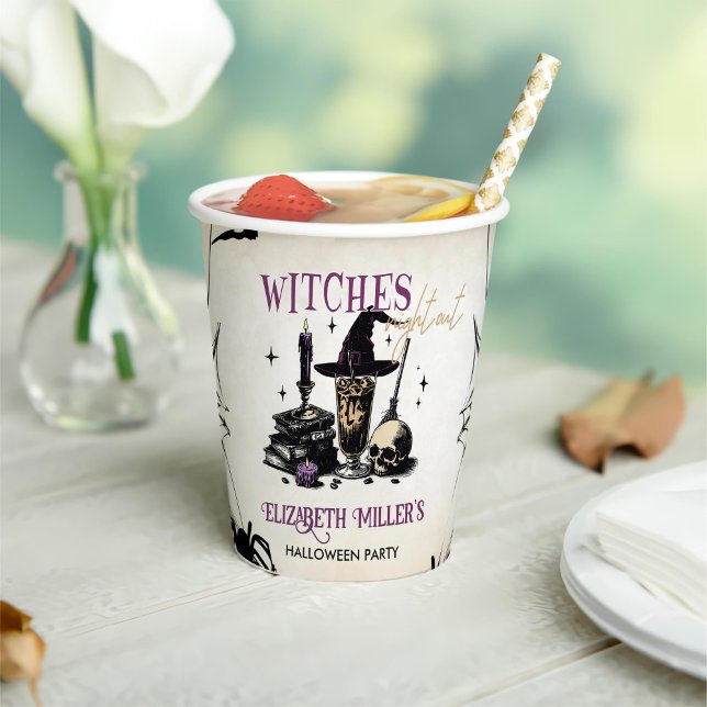 Hexen Halloween Night Party Pappbecher (Von Creator hochgeladen)