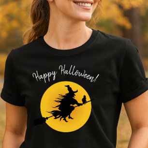 Hexen-Halloween-T-Shirt zum Fliegen T-Shirt