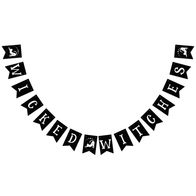 Hexen, Himmelskatze Halloween Wimpelkette (Alle)