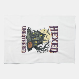 Hexen Humor Shirt Vintage Verzaubertes Cottage Hal Geschirrtuch