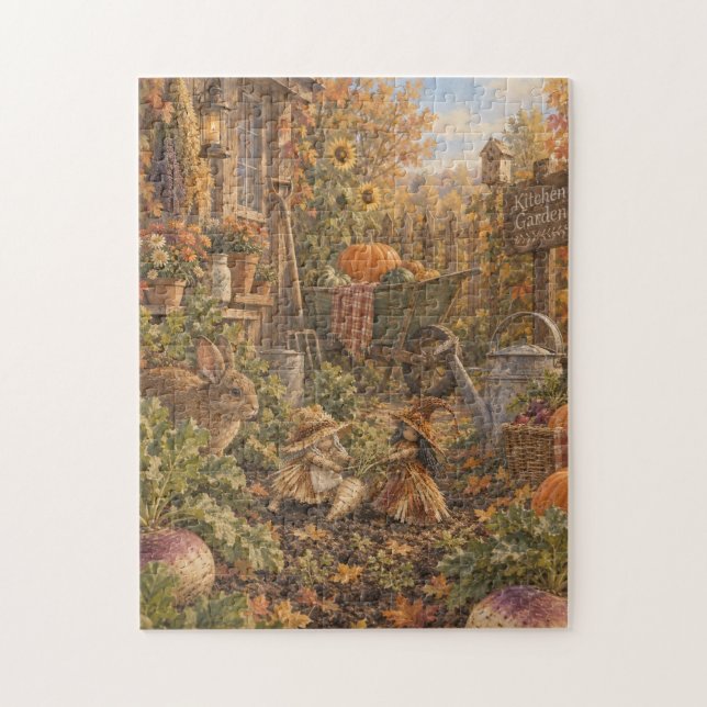 Hexen im Küchengarten Puzzle (Vertikal)