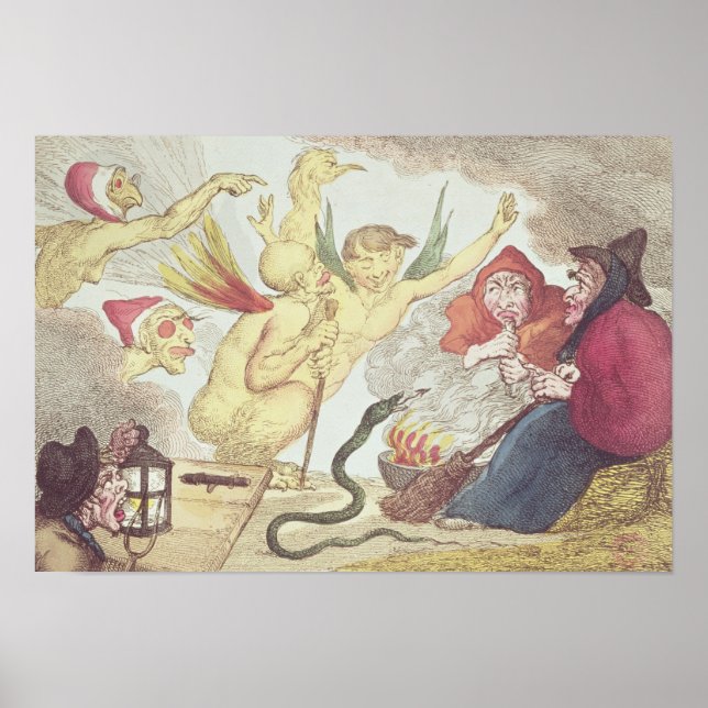 Hexen in einem Hayloft Poster (Vorne)