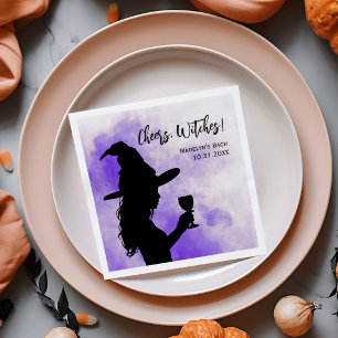 Hexen Junggesellinnenabschied Halloween Party Serviette