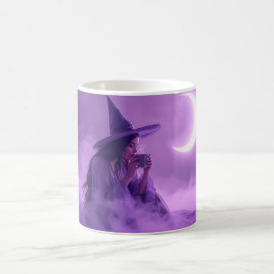 Hexen-Kaffeetasse Mondlicht-Halloween-Tasse Kaffeetasse