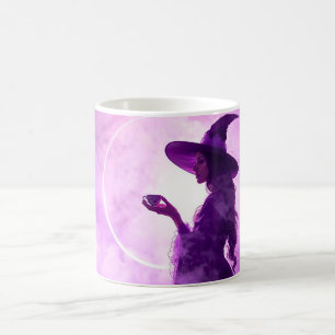Hexen-Kaffeetasse Mondlicht-Halloween-Tasse Kaffeetasse