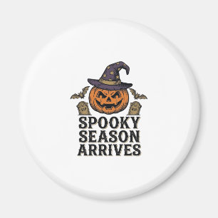 Hexen-Kürbis-Halloween-Vintage-Gravur-Shirt De Magnet