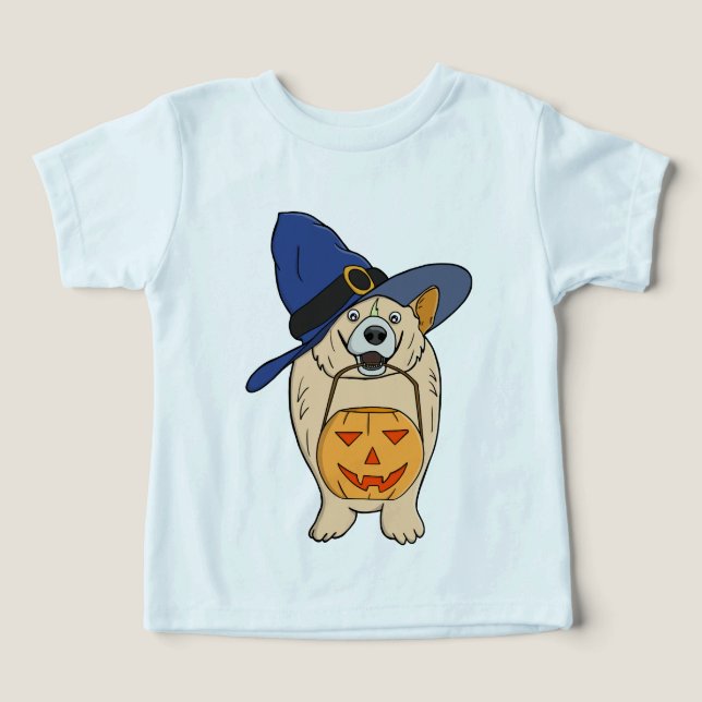Hexen-Kürbis-Hund (Design Vorderseite)
