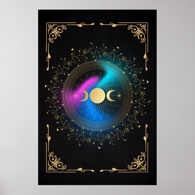Hexen Lunar-Sonnenfinsternis Poster (Vorne)