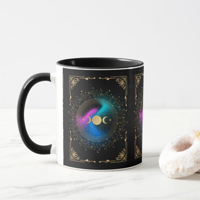 Hexen Lunar-Sonnenfinsternis Tasse (Mit Donut)