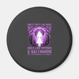 Hexen-Mädchen Halloween-Design Magnet