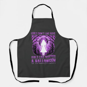 Hexen-Mädchen Halloween-Design Schürze