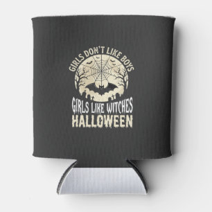Hexen Mädchen Halloween Fledermaus Design_1 Dosenkühler