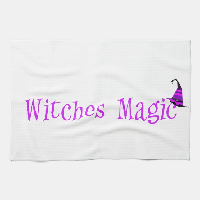 Hexen Magic Hat Geschirrtuch (Horizontal)