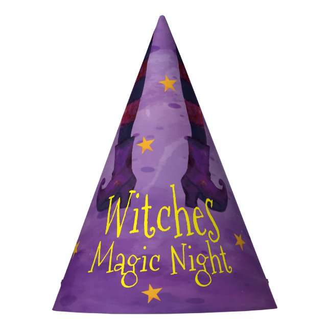 Hexen Magic Night Halloween | Partyhütchen (Vorderseite)