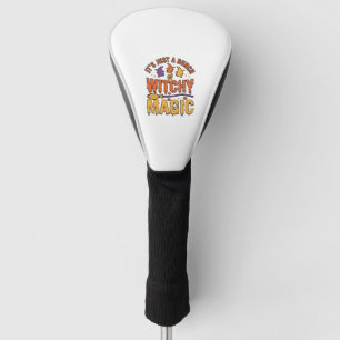 Hexen-Magie-Halloween-Typografie-Design_1 Golf Headcover