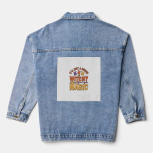 Hexen-Magie-Halloween-Typografie-Design_1 Jeansjacke