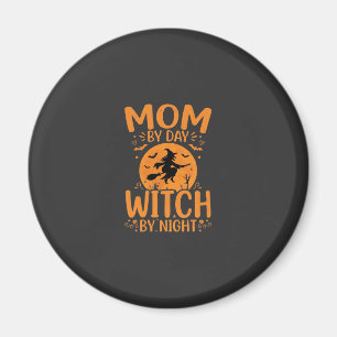 Hexen-Mama Halloween-Design Magnet
