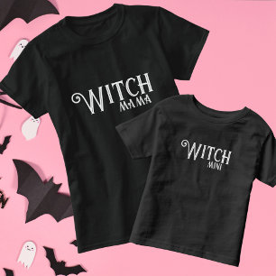 Hexen-Mama Halloween passend Weiß T-Shirt