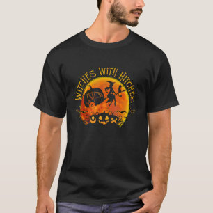 Hexen mit Hitches-Camping RV Halloween-Kostüm T-Shirt