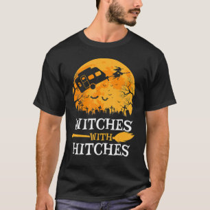 Hexen mit Hitches Halloween Broom Stick 1 T-Shirt