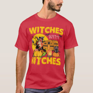 Hexen mit Problemen Lustiges Camping Halloween-Ges T-Shirt