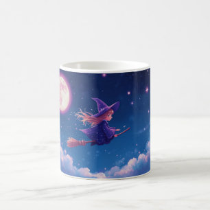 Hexen-Müslitasse Magischer Nachthimmel-Kaffeebec Kaffeetasse