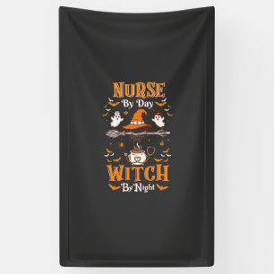 Hexen-Nacht-Halloween-Hut-Geister Krankenschwester Banner