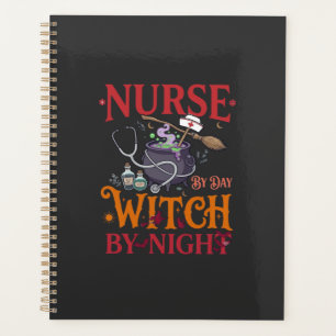 Hexen-Nacht-Halloween-Kessel-Stethoskop-Nurse-Tage Planer