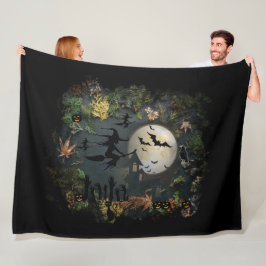 Hexen Party Night Fleecedecke