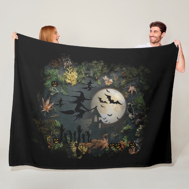 Hexen Party Night Fleecedecke (Beispiel)