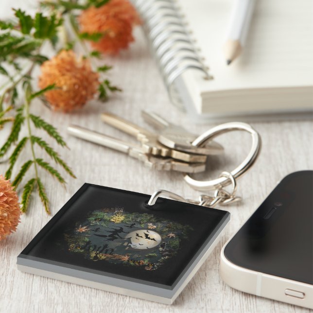 Hexen Party Night Schlüsselanhänger (Vorderseite rechts)