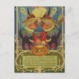 Hexen Postkarte