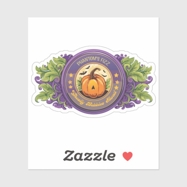 Hexen Potion Phantom's Fizz Label (Blatt)