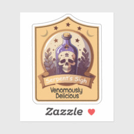 Hexen-Potion-Serpent-Sigh-Label Aufkleber