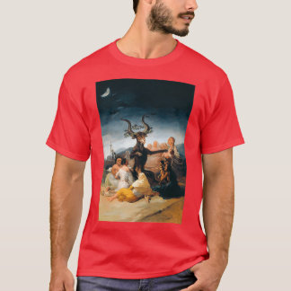 Hexen Sabbat (El Aquelarre) von Francisco Goya T-Shirt