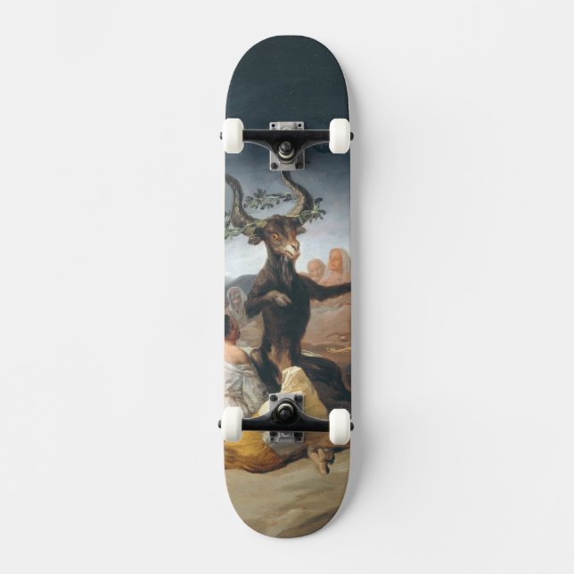Hexen Sabbat - Francisco de Goya (1797-1798) Skateboard (Vorderseite)