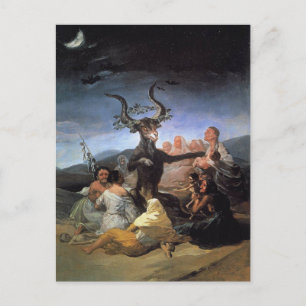 'Hexen' Sabbat Postkarte
