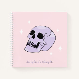 Hexen-Schädel Personalisiertes Notizbuch