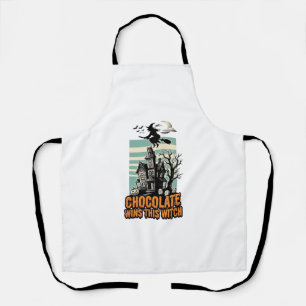 Hexen-Schokoladen-Shirt Süße Halloween-Leckerei-De Schürze