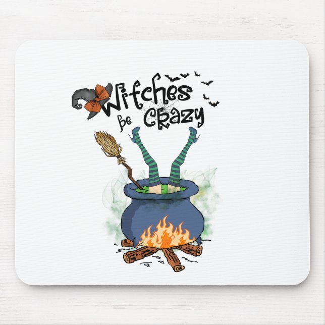 Hexen sind verrückt mousepad (Vorne)