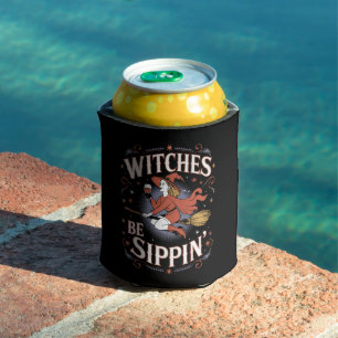 Hexen sollten Halloween-Urlaub Grusel trinken Dosenkühler