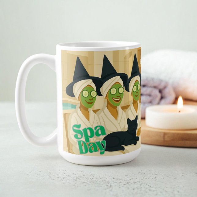 Hexen-Spa-Tag Lustiger Humor  Kaffeetasse (Von Creator hochgeladen)