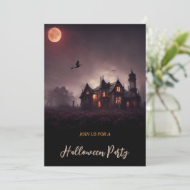 Hexen Spooky Lair Halloween Einladung