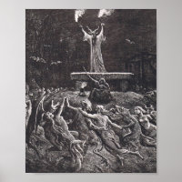 Hexen tanzen im Sabbat