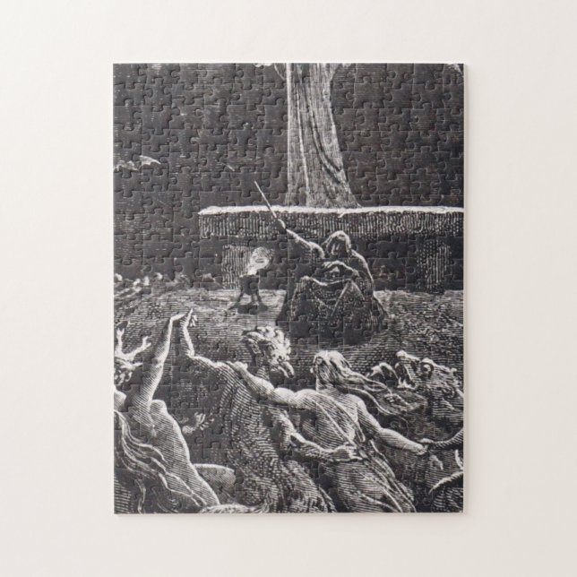 Hexen tanzen im Sabbat Puzzle (Vertikal)